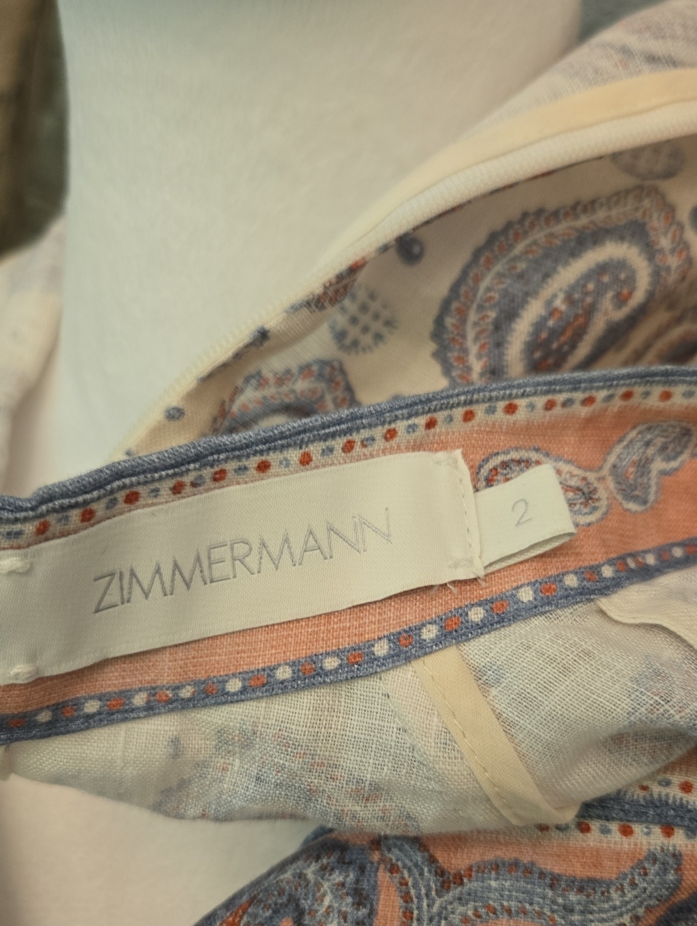 Zimmermann Paisley Belted Mini Dress - Picture 7 of 8